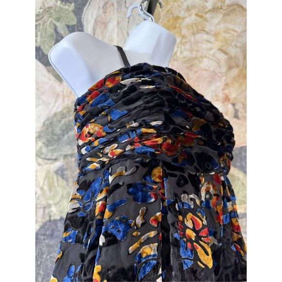 New Anthropology Hutch The Mabel Velvet Wide-Leg Jumpsuit sz S - Picture 10 of 10